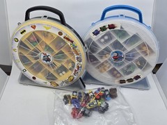 Thomas the Tank Engine DC Super Friends 2 Mini Carrying Case 45 Superhero Trains