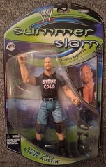 Stone Cold Steve Austin 2003 WWE SUMMER SLAM Jakks Pacific-SEALED IN BOX