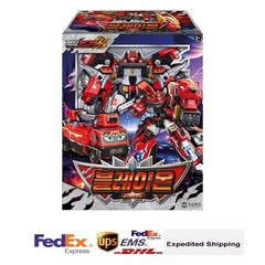 Metal Cardbot W Blaion Fire Engine Truck Transforming Robot Action Figure