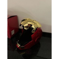 Autoking Iron Man Mask Mk5 1:1 Helmet Wearable Voice Touch Cosplay Props Jarvis