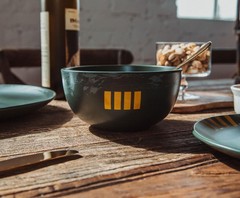 Star Wars Boba Fett Mandalorian 4-Piece Stoneware Dinner Set