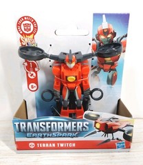 Transformers EarthSpark TERRAN TWITCH Smash to Change 4″ Action Figure Hasbro