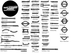 Star Wars Black Series CUSTOM Replacement Lightsaber **HILT ONLY** (1:12) 6 inch