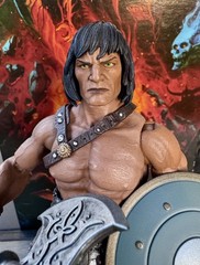 2025 Mythic Legions Legendary Barbarian Exclusive Fig Conan He-Man Thundarr USED