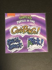 NECA Loot Crate Teenage Mutant Ninja Turtles In Time Quote Bubble Stickers NEW