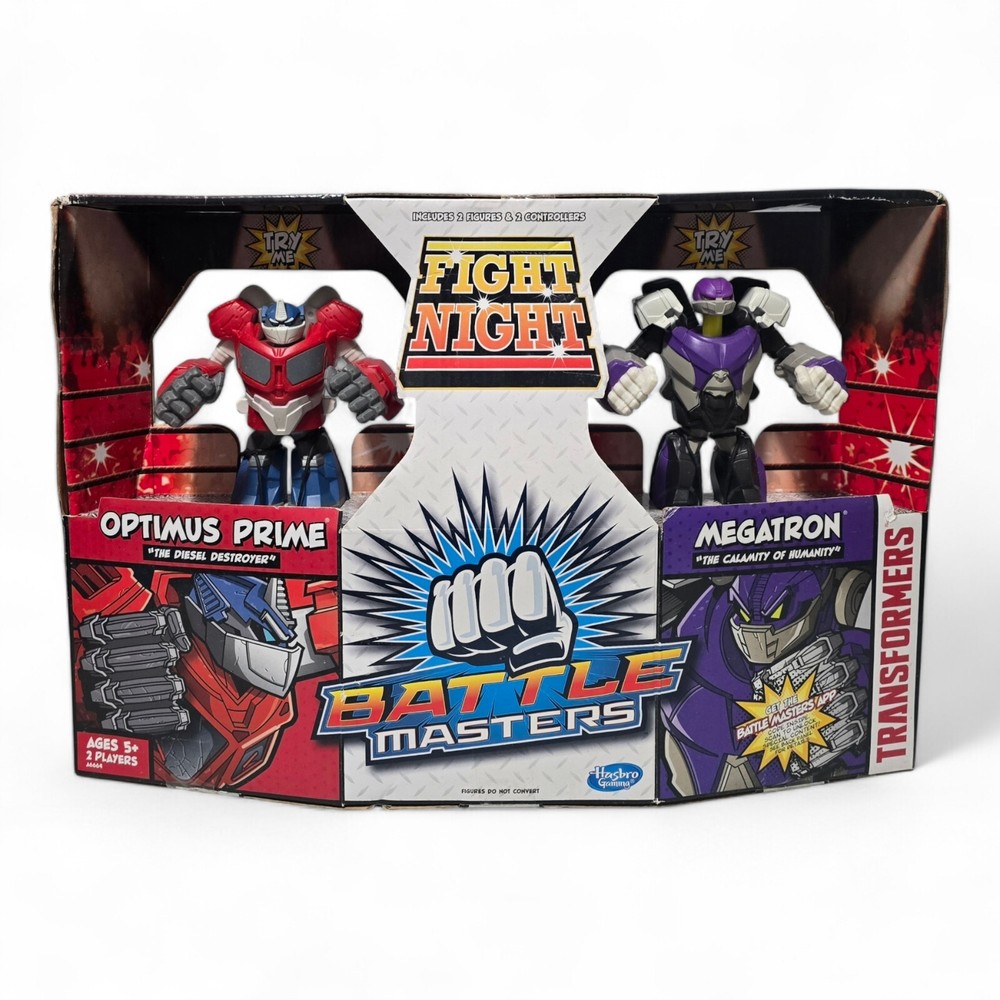 TRANSFORMERS Battle Masters Optimus Prime & Megatron Fight Night 2013 Hasbro NEW