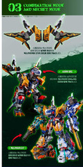 Miniforce Dino Warrior Full 3 Set Tera Tidal Shark Buster Korea Transforming