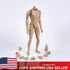 US ZYTOYS ZY-B001 1/6 Male Narrow Shoulder Action Figure 12in Soldier Body Model