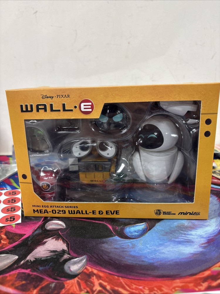 WALL-E & EVE MINI EGG ATTACK DISNEY BEAST KINGDOM Us Seller