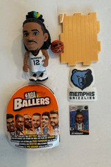 2023 Zuru NBA Ballers 5 surprise Figure Ja Morant Memphis Grizzlies White Jersey