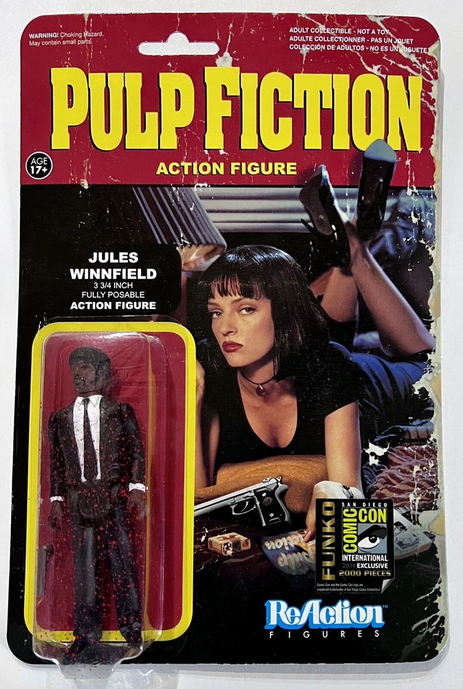 REACTION JULES WINNFIELD • 2014 SDCC EXCLUSIVE SUPER7 • PULP FICTION • UNOPENED