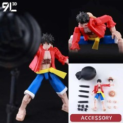 9L3D T13 One Piece Luffy Gear 5 1/12 LUCKY13 Multi-Jointed Action Figure NEW