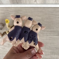 Shrek Toy Fastfood Lot Of 3 Kids Meal Shrek Donkey Three Little Pigs Not Working
