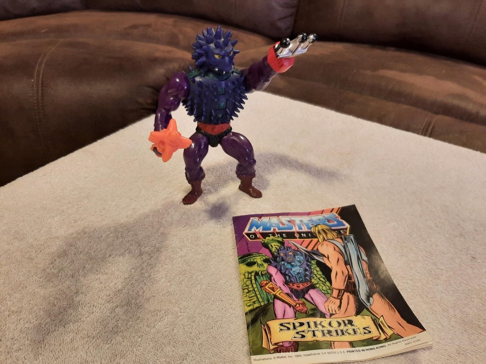 MOTU 1985 Spikor (Untouchable Master of Evil Combat) Near Complete