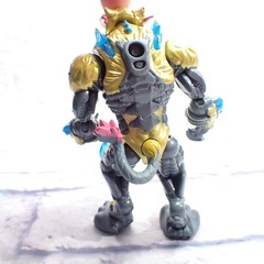 Moose Gold Lion Robot Action Figure Fully Jointed Sabertooth Animal Toy Kids