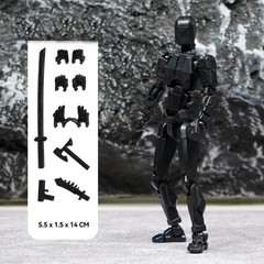 Titan13, Dummy 13, T13 Action Figure,Toy Robot, 3D Printed