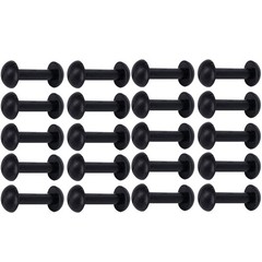 20Pcs For Motu Leg Band Replacement Connectors For Vintage Figures Black Rubber