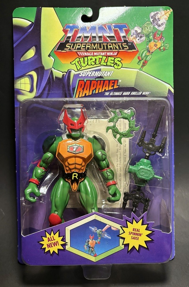 1994 Playmates Toys TMNT Teenage Mutant Ninja Turtles Super Mutants Raphael NEW