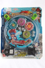 Light Up Metal Master Fusion Rapidity Fight Beyblade Battle W/ Stadium Launcher