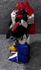 1991 Bandai Deluxe Dino Megazord Robot Mighty Morphin Power Rangers Incomplete