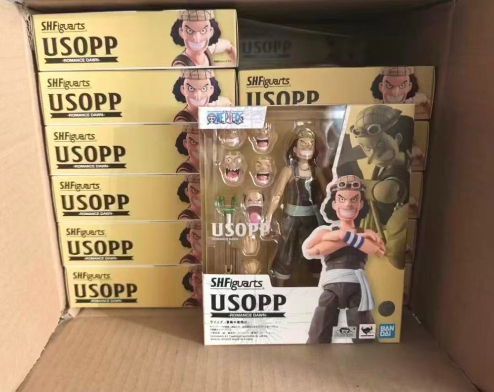 Bandai S.H.Figuarts One Piece USOPP – ROMANCE DAWN Action Figure Model Toy New