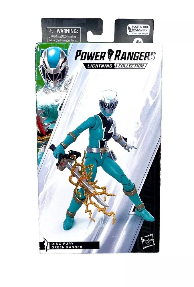 Mighty Morphin Power Rangers Green Ranger Dino Fury Lightning Collection Sealed