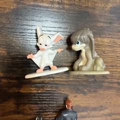 Vtg Anastasia Lot Bartok Rasputin Dimitri PVC Figures 1997 Fox Cake Toppers