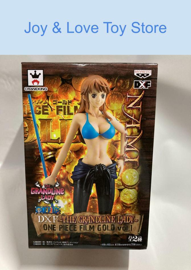 One Piece DXF The Grandline Lady Film Gold Nami Figure Banpresto Japan Import