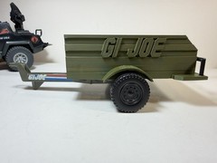 Custom 3d Printed Trailer Modification For G.I. Joe Whirlwind Twin Cannon