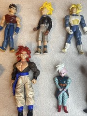 Vintage Dragon Ball Z GT Figure Lot Jakks Irwin Bandai SS4 Gogeta Trunks Buu