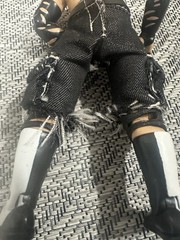 Jeff Hardy WWE Jakks Finishing Moves Wrestling Figure (cut Pants)