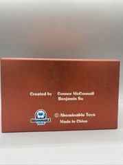Abominable TOYS CHOMP DesignerCon Exclusive Orange Overload Glow Yeti Figure