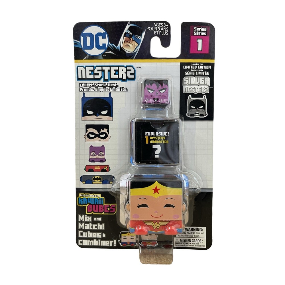 DC Comics Wish Factory Kawaii Cubes Nesterz Series 1 – Wonder Woman and Bizarro