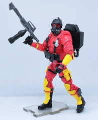 Marauders Task Force 1:18 GI Joe RIOT Eagle Force FIREBALL Action Figure 4in.
