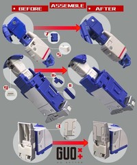 IN STOCK! GO Better 3D DIY Filler Shoulder Cannon Upgrade Kit For SS86 Soundwave