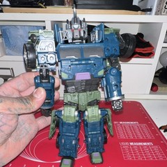 Hasbro Transformers Megatron Decepticon Transforming Rhino Figure 9in Blue Green