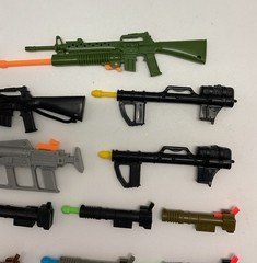 Vintage Accessories Lot For 12″ GI Joe Military Figures Weapons Long Rifles #I