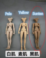 Romankey 1/12 Girl Flexible Figure Female 6″ Joint Body &Head Figure Doll