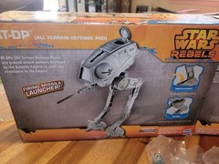 Star Wars Rebels AT-DP Imperial Troop Transport & 4 Drivers Sealed Free Shipping