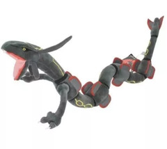 Anime Black Shiny Rayquaza 30″ Plush Toy Dragon Stuffed Animal Soft Doll