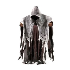 Hooded Cloak Robe Vampire Zombie Halloween Party Cosplay Horror Costume Capes