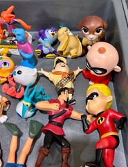 Lot of Disney Characters PVC Bluey,Nemo,Massimo,Alladin & More
