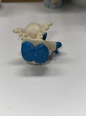 1984 SMURF BABY ANGEL Figure With Wings SMALL 1.75” Heaven Sleepy
