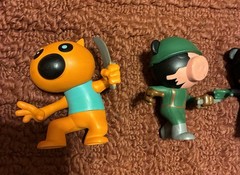 PIGGY Minifigure Figures Mini Toon Phat Mojo PVC Set of 4 Plus 2 Mini FNAF Figs