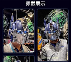 Killerbody Wearable Optimus Prime Helmet Mask Sound Effects Touch Cosplay Helmet