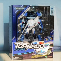 Tobot V Tornado Athlon: Transforming Police Car Robot Action Figure Toy IN BOX