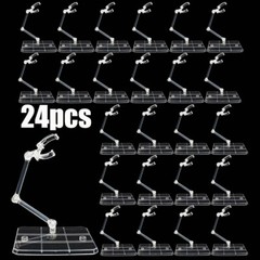 24Pc HG144 Adjustable Action Figure Display Holder Base Doll Model Support Stand
