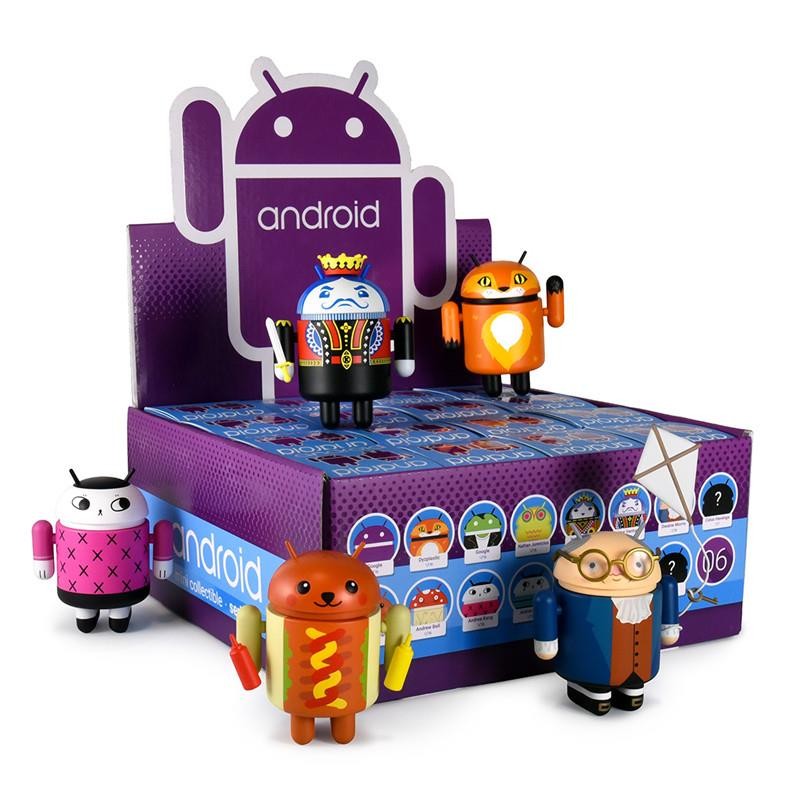 ANDROID SERIES 6 FULL CASE OF 16 VINYL FIGURES BLIND BOX DYZPLASTIC ANDREW BELL
