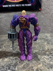 Vintage 1986 Hasbro Inhumanoids Auger w/ Drill Action Figure. No Helmet