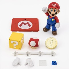 S.H.Figuarts Super Mario Mario Action Figure Bandai 100mm ABS PVC
